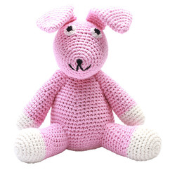 NatureZoo Teddy Bear - Frøken Kanin - Lys Pink